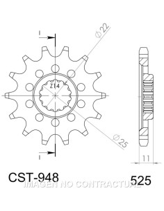 PIÑÓN SUPERSPROX MV AGUSTA 525 X 15 