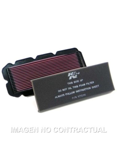 FILTRO AIRE K&N HONDA GL F6 VALKYRIE