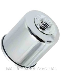 FILTRO ACEITE K&N CROMADO HONDA 600