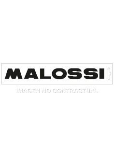 Adhesivo Malossi Negro 16,6 cm 