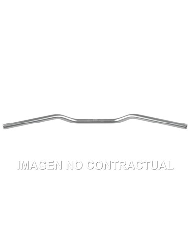 MANILLAR TRW ALUMINIO 22 MM SUPERBIKE PLATA 