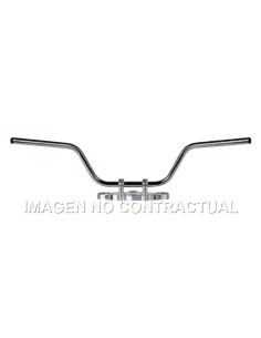 MANILLAR TRW ACERO 22 MM TOURING LOW CROMADO 