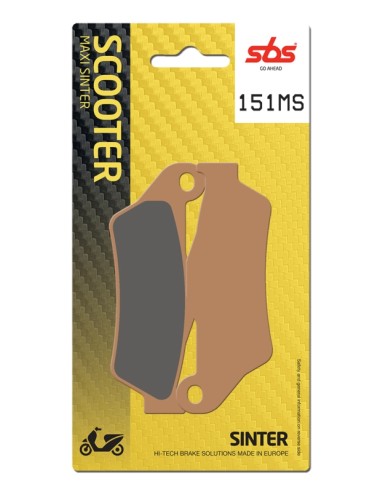 PASTILLA DE FRENO SBS P151-MS