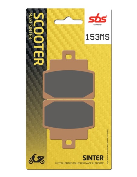 PASTILLA DE FRENO SBS P153-MS