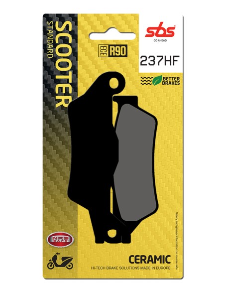 PASTILLA DE FRENO SBS P237-HF