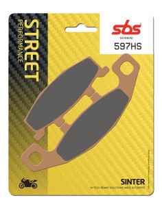 PASTILLA DE FRENO SBS P597-HS