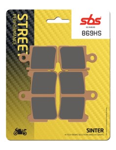 PASTILLA DE FRENO SBS P869-HS