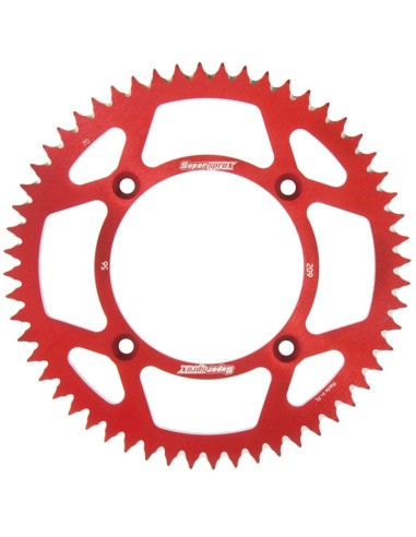CORONA SUPERSPROX ALUMINIO ROJA 56 D 