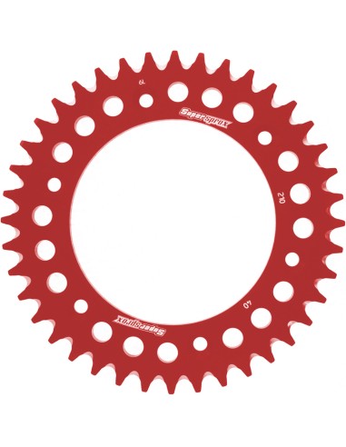 CORONA SUPERSPROX ALUMINIO ROJA 40 D 