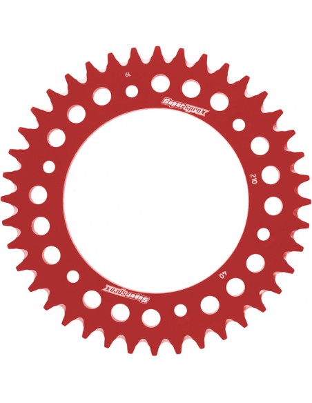 CORONA SUPERSPROX ALUMINIO ROJA 40 D 