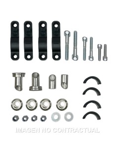 KIT MONTAJE PARAMANOS CIRCUIT FENIX PARA MANILLARES CÓNICOS DE D 28,6 MM 