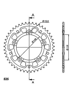 CORONA SUPERSPROX STEALTH NEGRA 44 D 