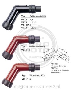 PIPA DE BUJÍA NGK VB05F 
