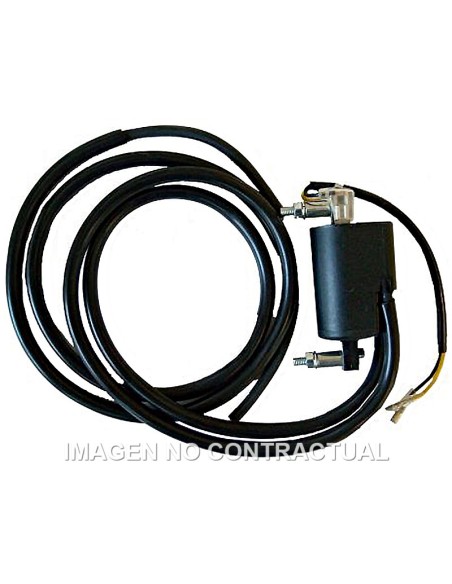 BOBINA 12V - CC - 4,3 OHM - CON CABLE 100 CM