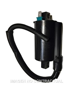 BOBINA KYMCO PEOPLE ONE 12V-CC-2,7 OHM-2 FASTONS-CON CABLE