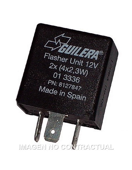 INTERMITENCIA APRILIA SCARABEO LIGHT 200 12V 2,3WX4 - 3 FASTONS