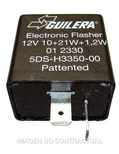 INTERMITENCIA CC 12V 10+21+1,2W 2 TERMINALES CON SOPORTE