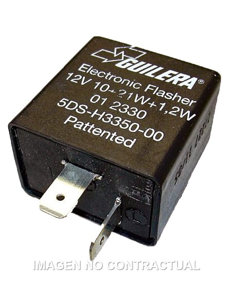 INTERMITENCIA CC 12V 21WX2+3,4W 2 TERMINALES CON SOPORTE