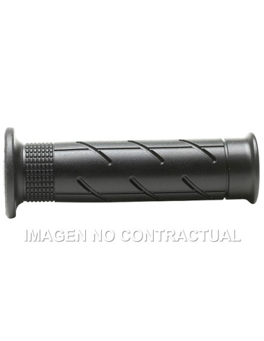 PUÑOS DOMINO NEGROS HONDA MOTO CERRADOS D 22 MM L 120 MM