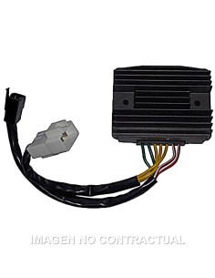 REGULADOR 12V/45A - CC - 2 CONECTORES - 7 CABLES