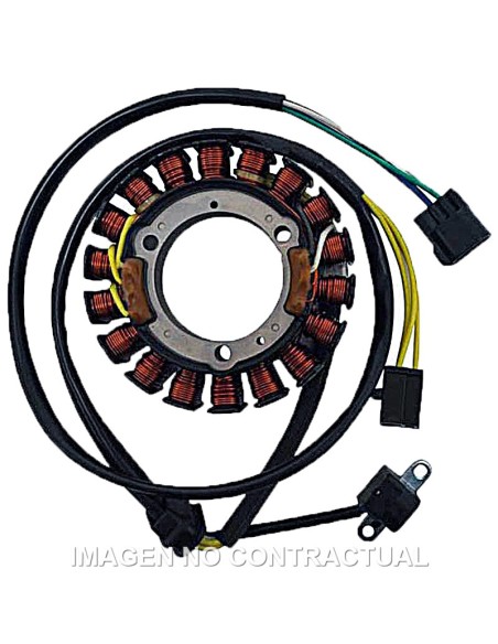 STATOR MITSUBISHI TRIFASE 18 POLOS CON PICK-UP SUZUKI DR650