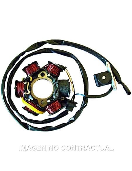 STATOR SGR 6 POLOS CON PICK UP 130W PEUGEOT 50