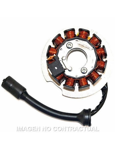 STATOR KOKUSAN MONOFASE 12 POLOS CON PICK-UP INTERNO  PIAGGIO APE