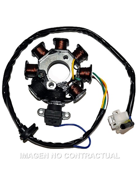 STATOR SGR 8 POLOS (MOTORES CHINOS GY6)