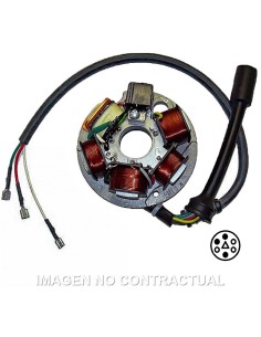 STATOR SGR 6 POLOS PIAGGIO APE CON BASE