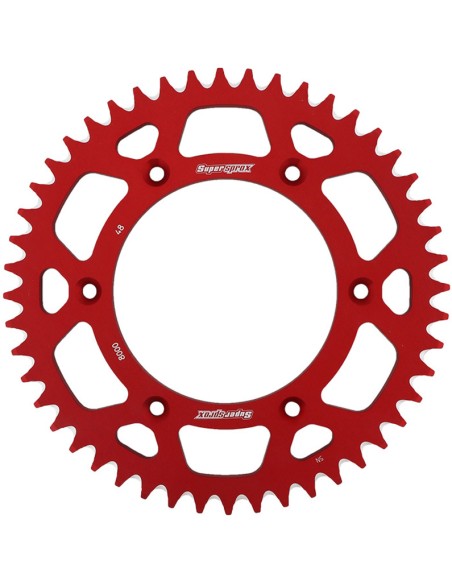 CORONA SUPERSPROX ALUMINIO ROJA 48 D