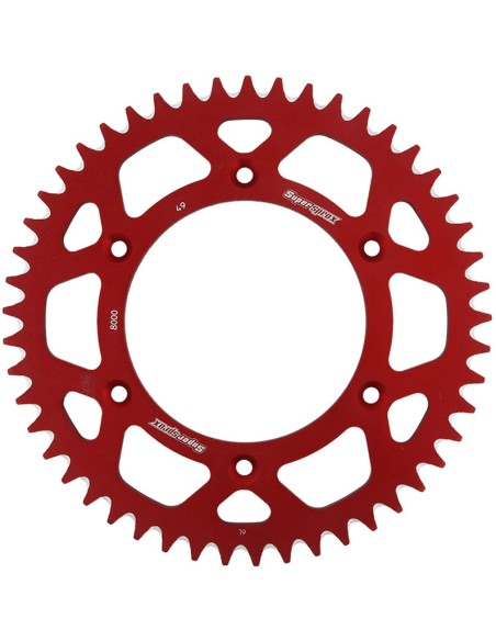 CORONA SUPERSPROX ALUMINIO ROJA 49 D