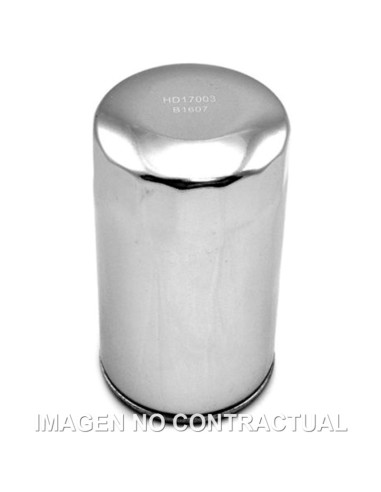 FILTRO ACEITE MEIWA HARLEY DAVIDSON (CROMADO)