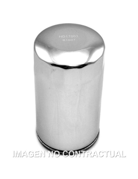 FILTRO ACEITE MEIWA HARLEY DAVIDSON (CROMADO)