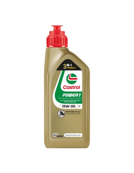 LUBRICANTE MOTOR CASTROL POWER1 4T 15W-50 1L
