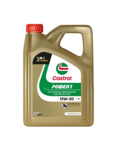 LUBRICANTE MOTOR CASTROL POWER1 4T 15W-50 4L