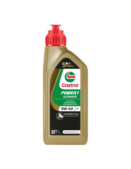 LUBRICANTE MOTOR CASTROL POWER1 ULTIMATE 4T 5W40 1L