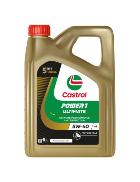 LUBRICANTE MOTOR CASTROL POWER1 ULTIMATE 4T 5W40 4L