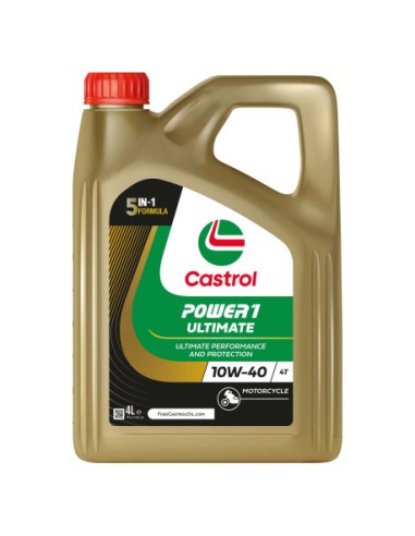 LUBRICANTE MOTOR CASTROL POWER1 ULTIMATE 4T 10W40 4L