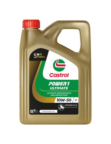LUBRICANTE MOTOR CASTROL POWER1 ULTIMATE 4T 10W50 4L