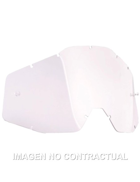 FMF POWERBOMB/POWERCORE REPLACEMENT - SHEET CLEAR LENS