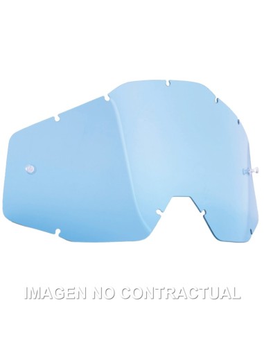 FMF POWERBOMB/POWERCORE REPLACEMENT - SHEET BLUE LENS