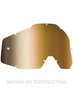 FMF POWERBOMB/POWERCORE REPLACEMENT - SHEET MIRROR TRUE GOLD