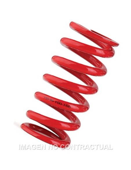 MUELLE AMORTIGUADOR YSS ROJO 46-65-100-280