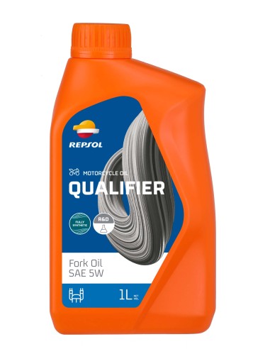 BOTELLA REPSOL QUALIFIER FORK OIL SAE 5W 1L
