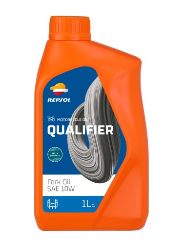 BOTELLA REPSOL QUALIFIER FORK OIL SAE 10W 1L