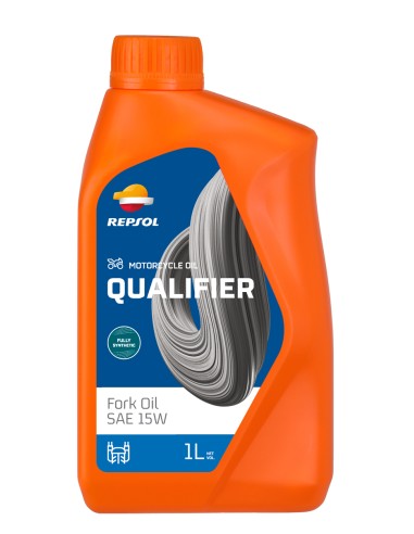 BOTELLA REPSOL QUALIFIER FORK OIL SAE 15W 1L