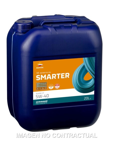 BIDON REPSOL SMARTER SYNTHETIC 4T 5W-40 20L