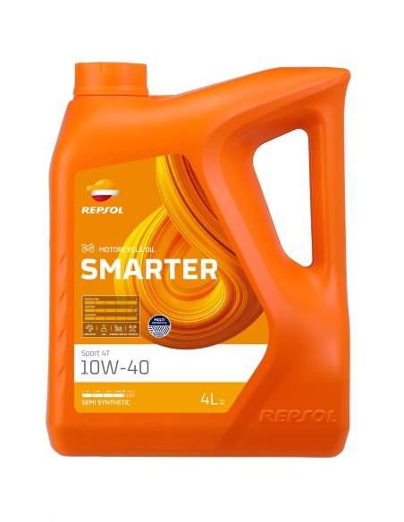 GARRAFA REPSOL SMARTER SPORT 4T 10W-40 4L