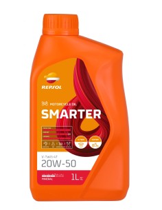 BOTELLA REPSOL SMARTER V-TWIN 4T 20W-50 1L