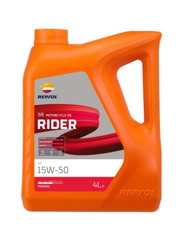 GARRAFA REPSOL RIDER 4T 15W-50 4L